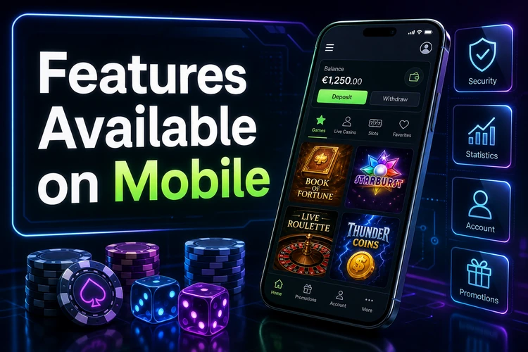 Features Available on Mobile